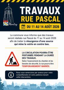 travaux rue pascal